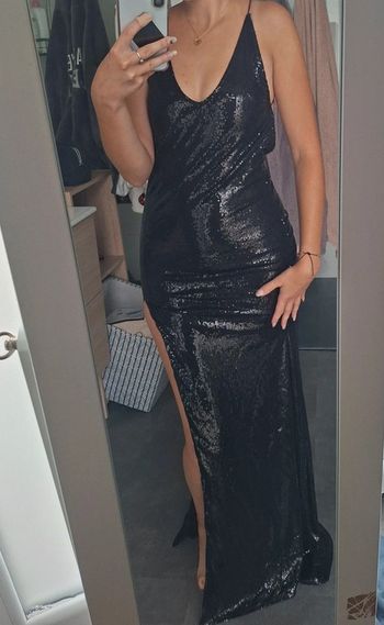 Robe de soirée longue dos nu sequin