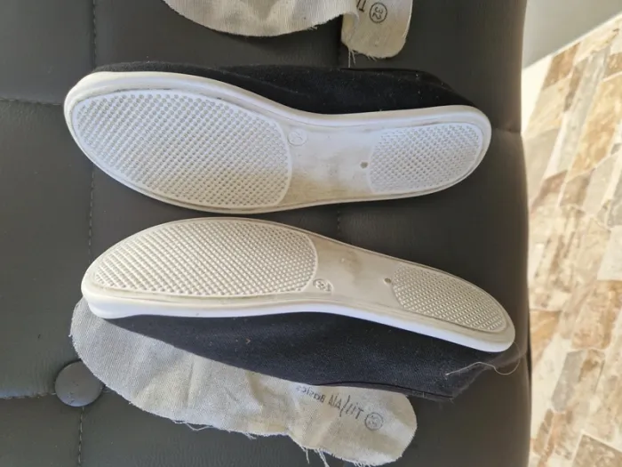 1 paire chausson noir gym ecole taille 32 - photo numéro 3