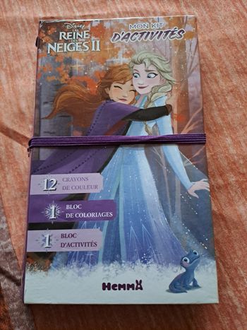 Reine des neiges 2. Livre activité et livre coloriage