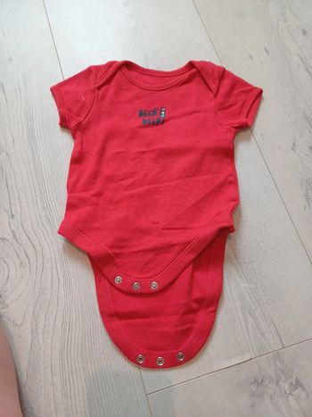 Body rouge 12 mois