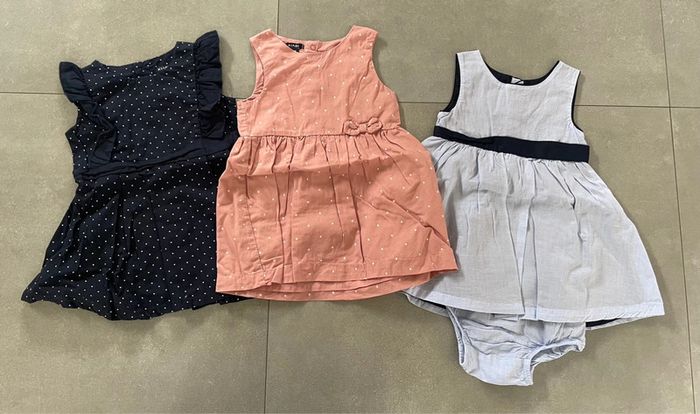 Lot 3 robes BBF - 9mois