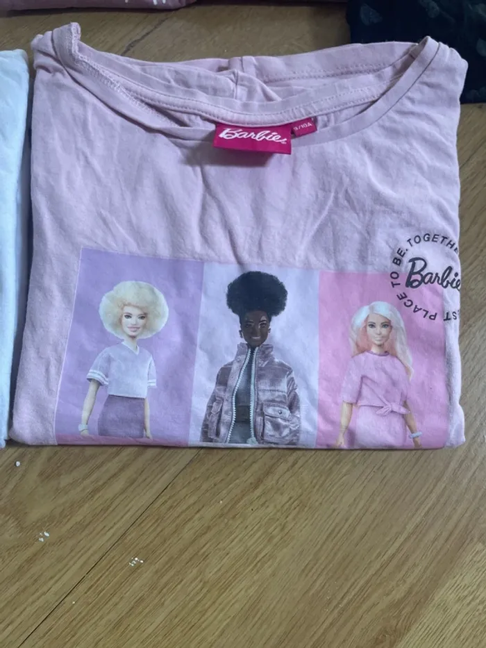 Tee shirt manches courtes tex fille 9/10 ans