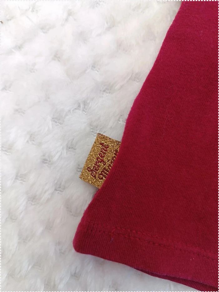 🔸T-shirt Manches Longues Rouge Bordeaux - Sergent Major 3 ans🔸 - photo numéro 5