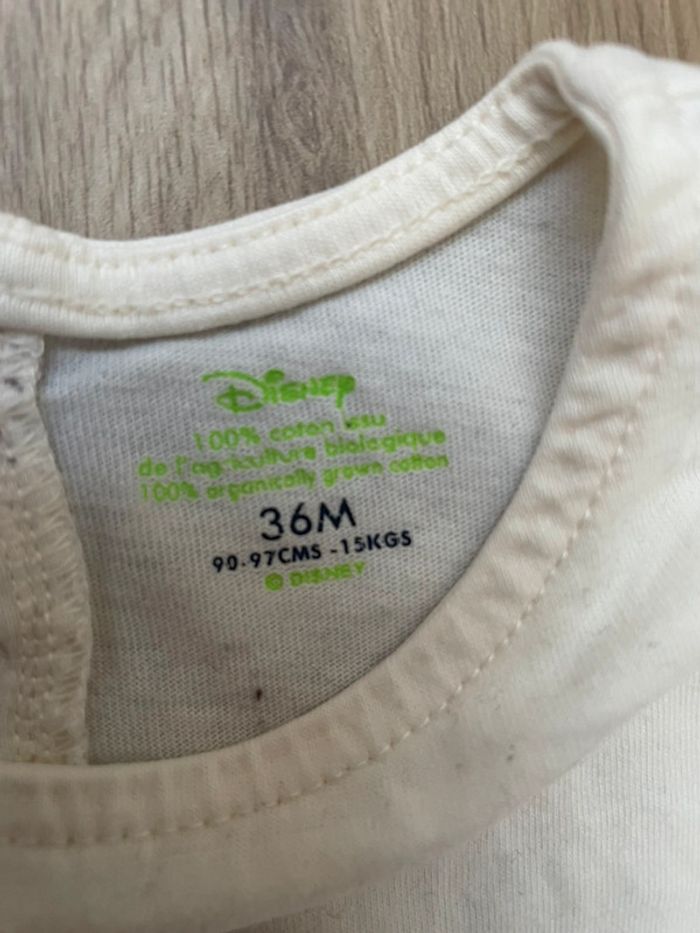Tee shirt Kiabi Disney écru 36 mois - photo numéro 3
