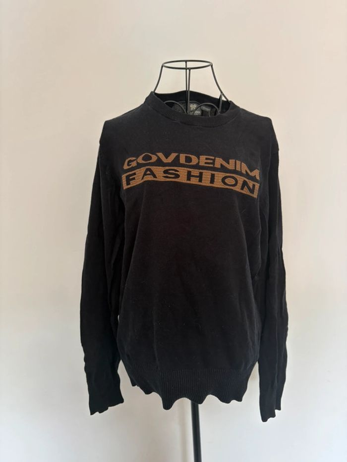 Pull gov denim- Taille L