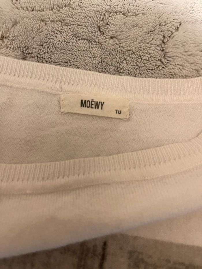Robe pull crème - Moewy - T. U - photo numéro 4
