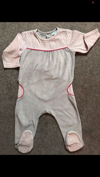 Pyjama velours 12 mois Obaibi