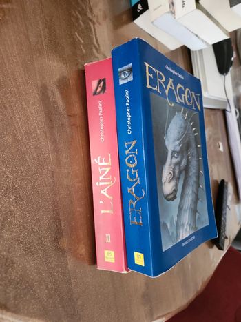 Lot de 2 livres : Christopher Paolini