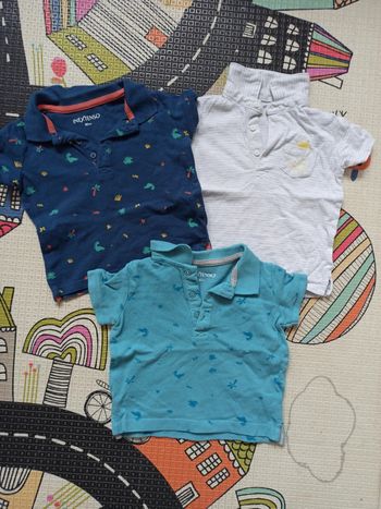 Lot de 3 polo in extenso 12 mois