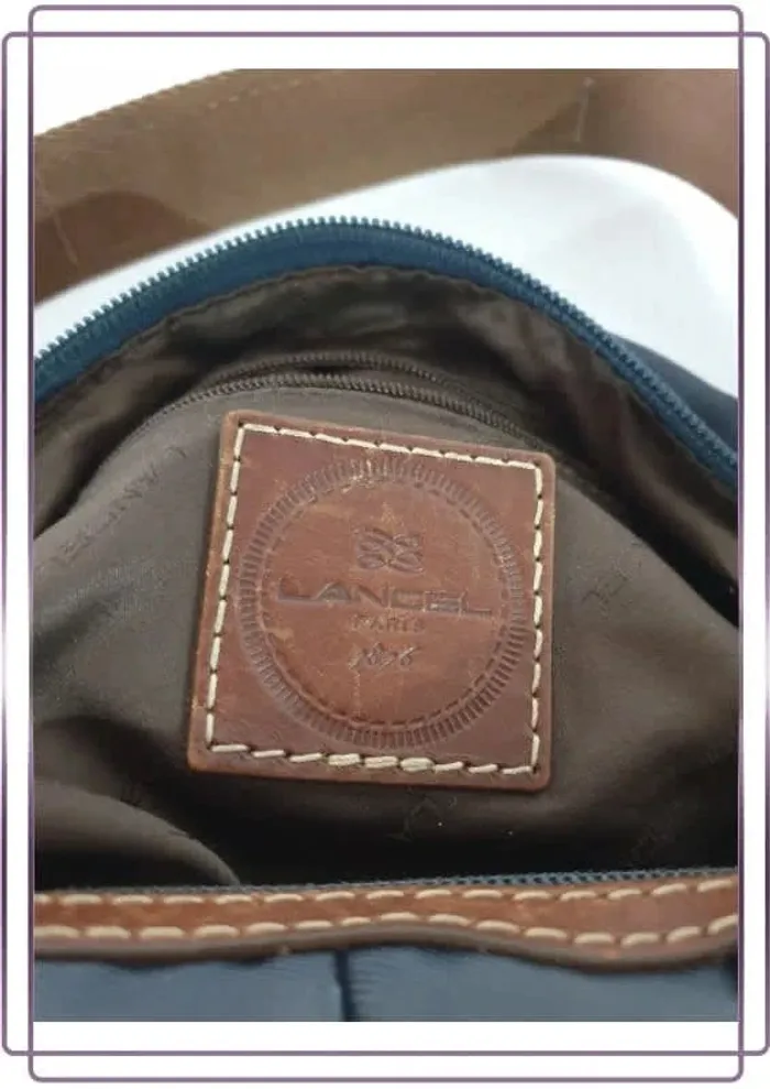 Sac porté épaule Lancel vintage, bon état, 33x20cm - photo numéro 9