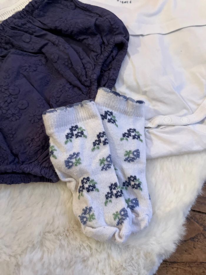 Ensemble marine broderie anglaise - photo numéro 2