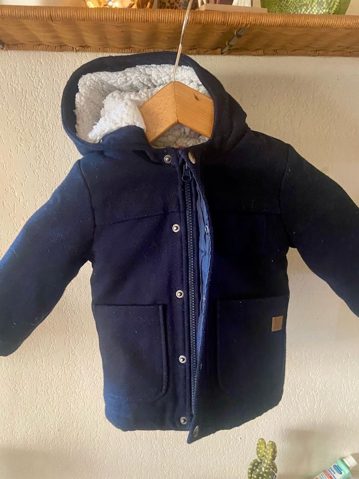Beau petit manteau fourré , de marque klabi - photo numéro 3