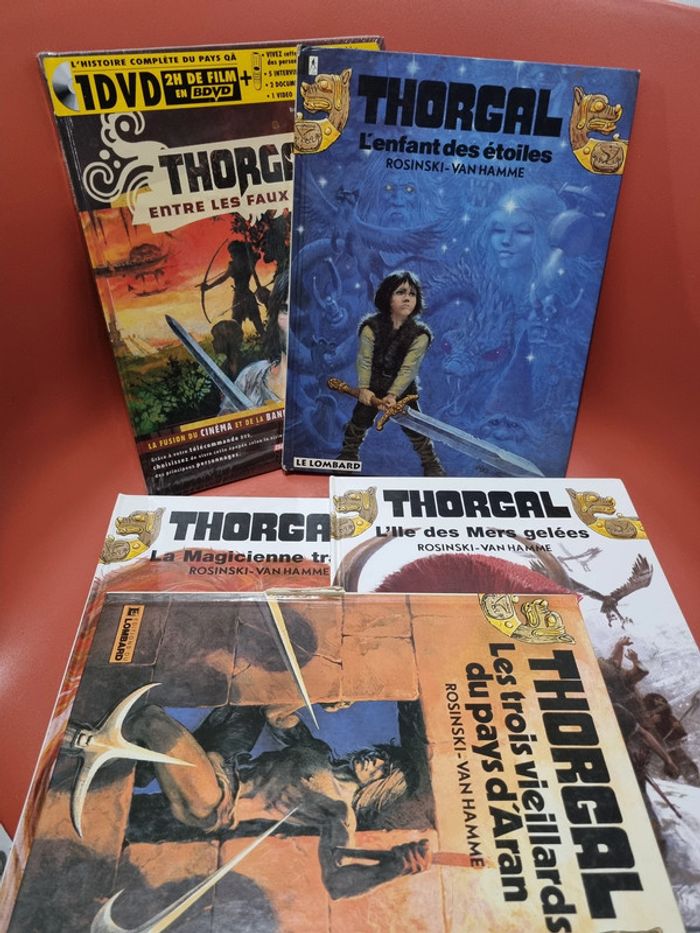 lot de Bd Thorgal Jean Van Hame et grzegorz Rosinski