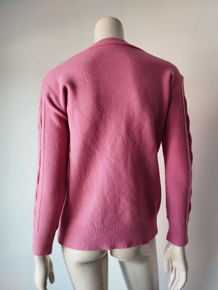 Pull doux torsadé taille L - photo numéro 3