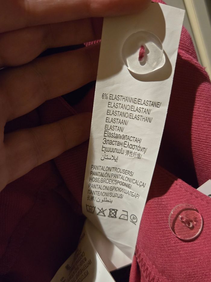 Pantalon à pinces rose T.44/46 Kiabi neuf - photo numéro 8