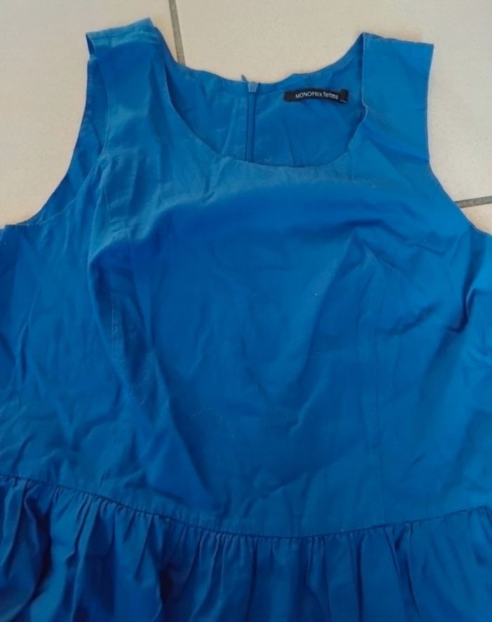 Robe bleu monoprix femme - photo numéro 5