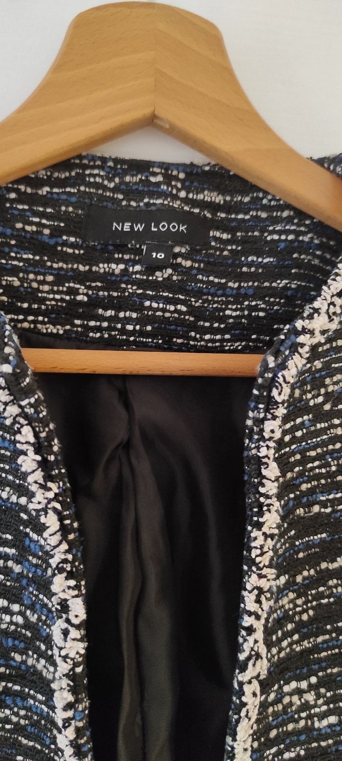 Veste blazer noir et bleu 38 - photo numéro 4