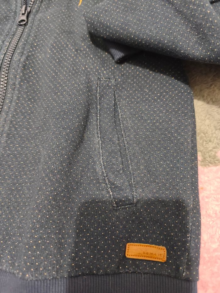 Veste à capuche bleu marine - photo numéro 3