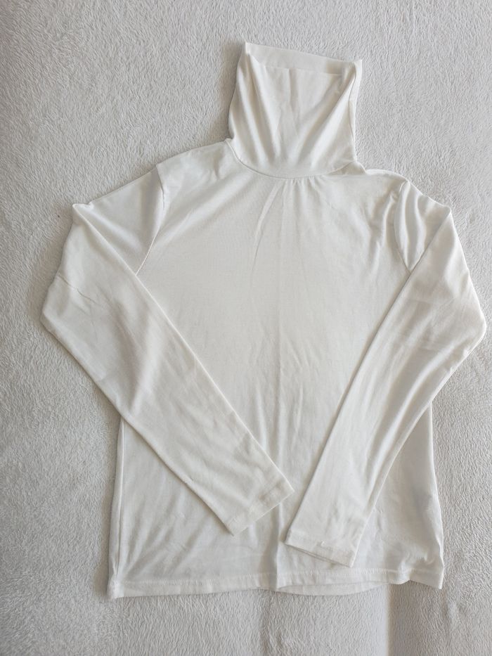 Sous-pull femme XL crème