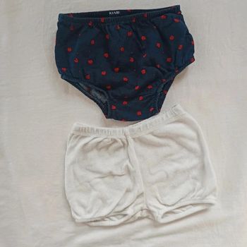 Lot 2 bloomers 12 mois