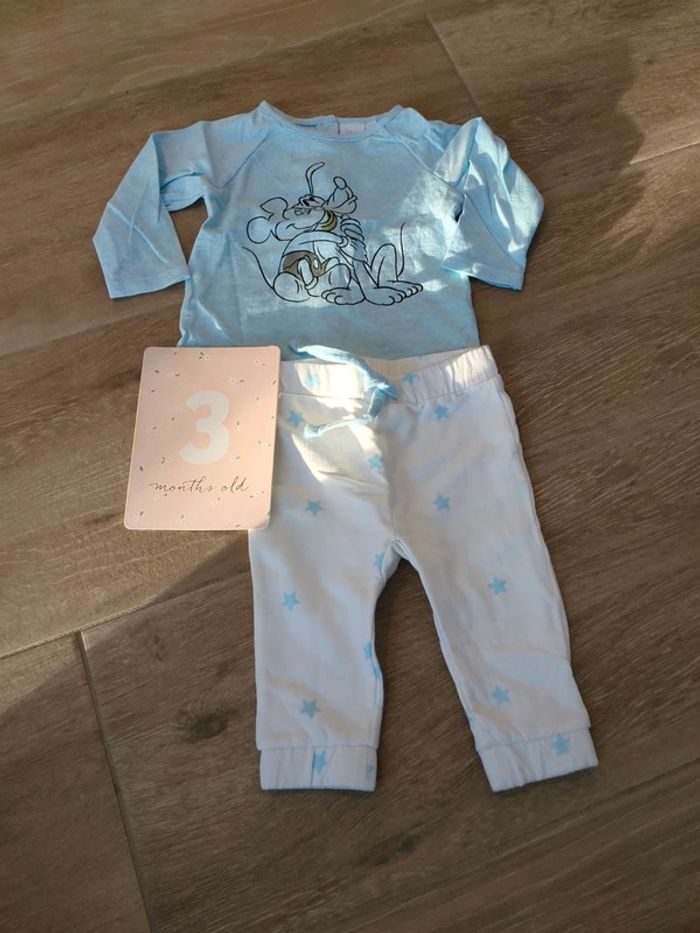 Pyjama 2pieces 3mois mickey