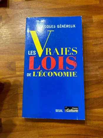 Livre les vraies lois de l’ économie