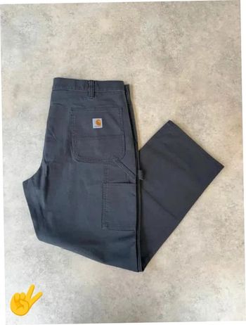 Pant Carhartt Double Knee W40|FR50 L32 coupe droite gris Homme-Men