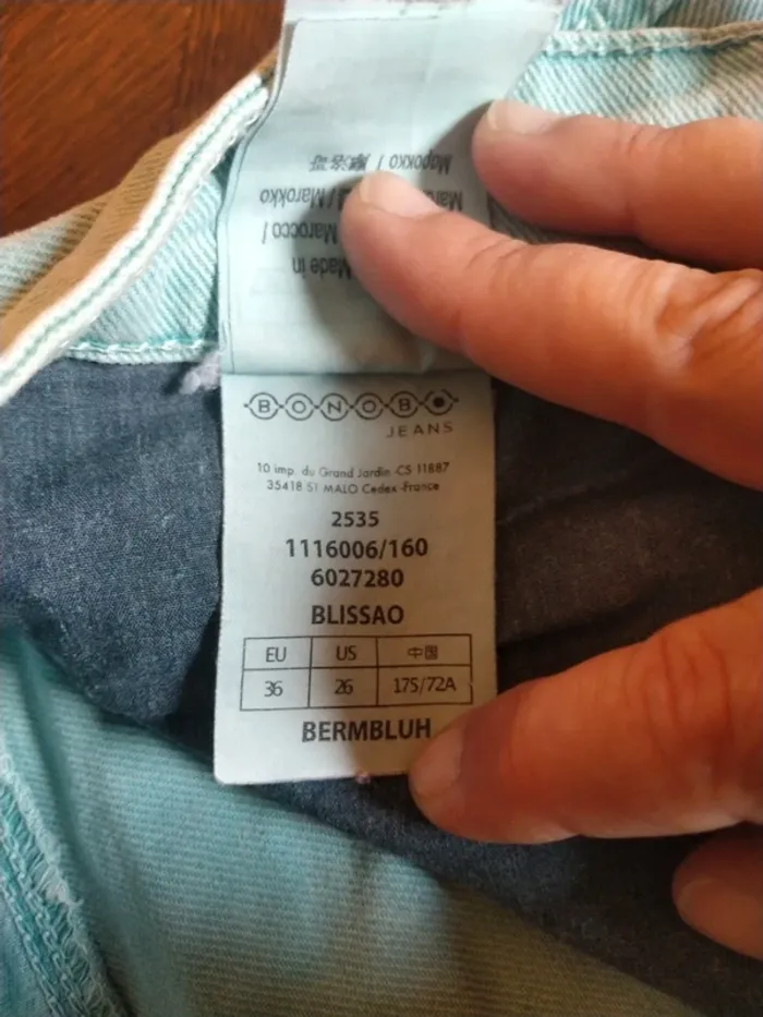 Short bonobo jeans - photo numéro 3