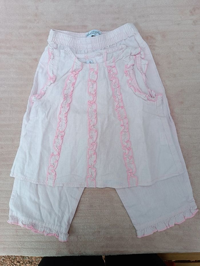 🔸 Ensemble Haut + Pantalon Rose Lin - Arthur et Félicie 18 Mois🔸 - photo numéro 3