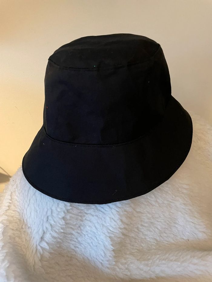 Bob réversible wax bleu et marron 60 cm - photo numéro 2