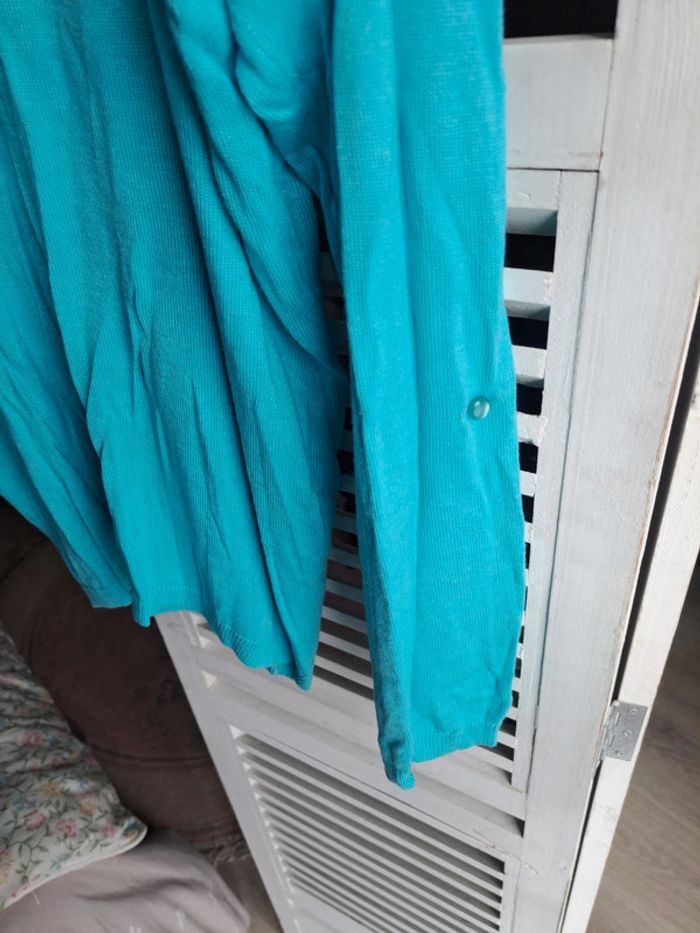 pull turquoise - photo numéro 5