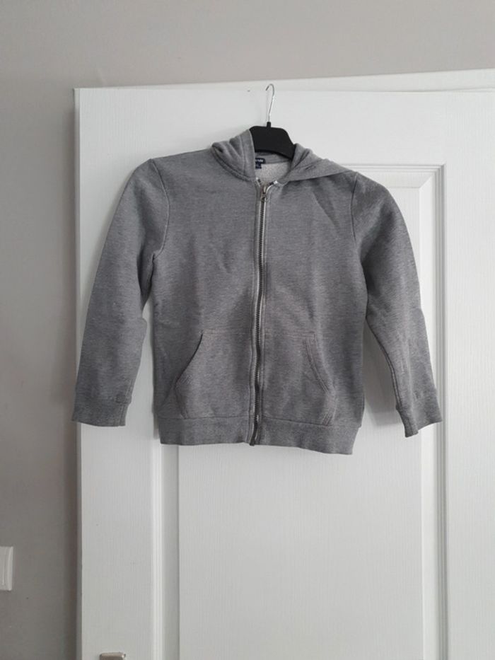 Gilet zippé à capuche garçon 6 ans LC - photo numéro 2