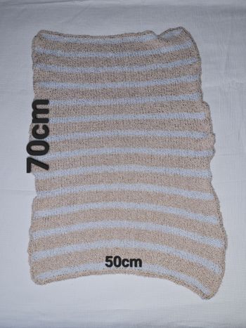 Couverture laine fait main