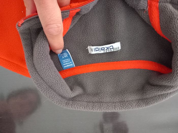 Polaire Okaidi orange