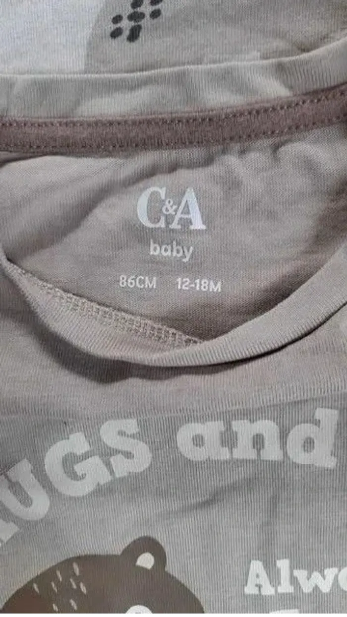 Lot de 4 tee-shirts ML 12-18 mois - photo numéro 3