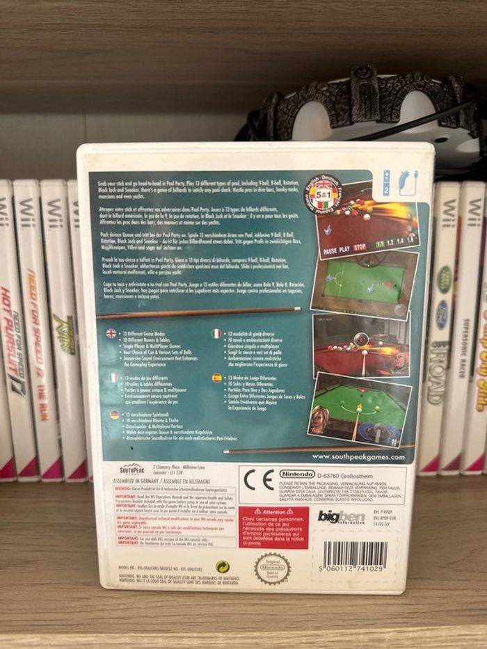 Pool party jeu Wii billard - photo numéro 3