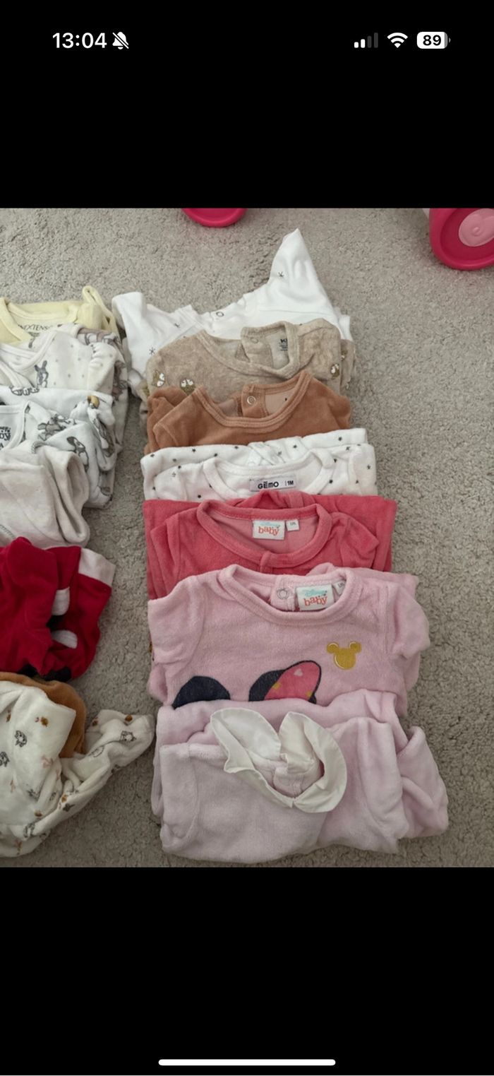 Pyjamas longs velour 1M - photo numéro 3