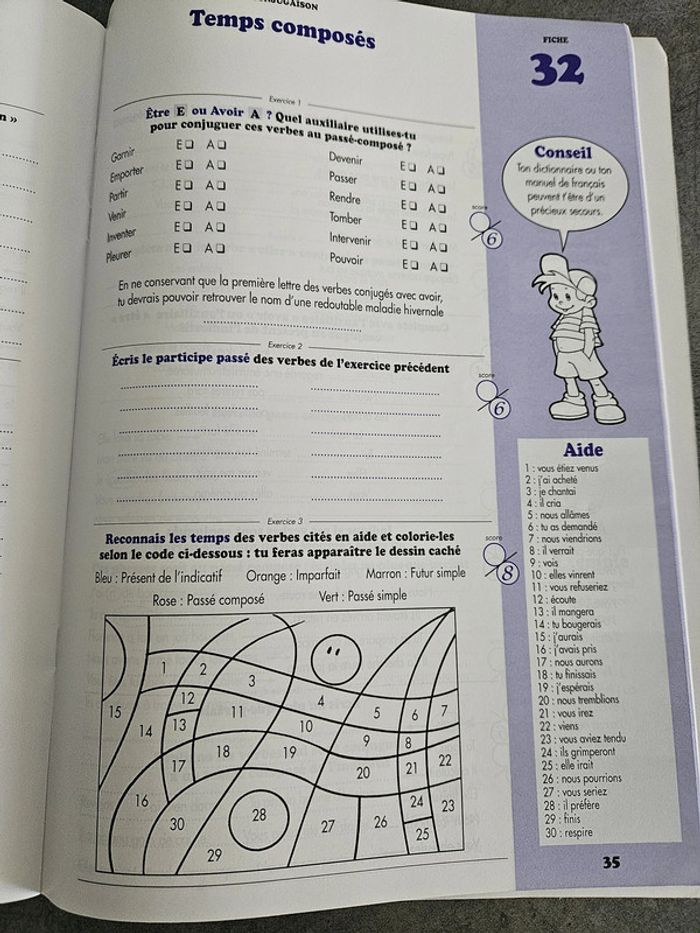 Cahier de soutien scolaire "Les cahiers malins" CM1 Français - photo numéro 2