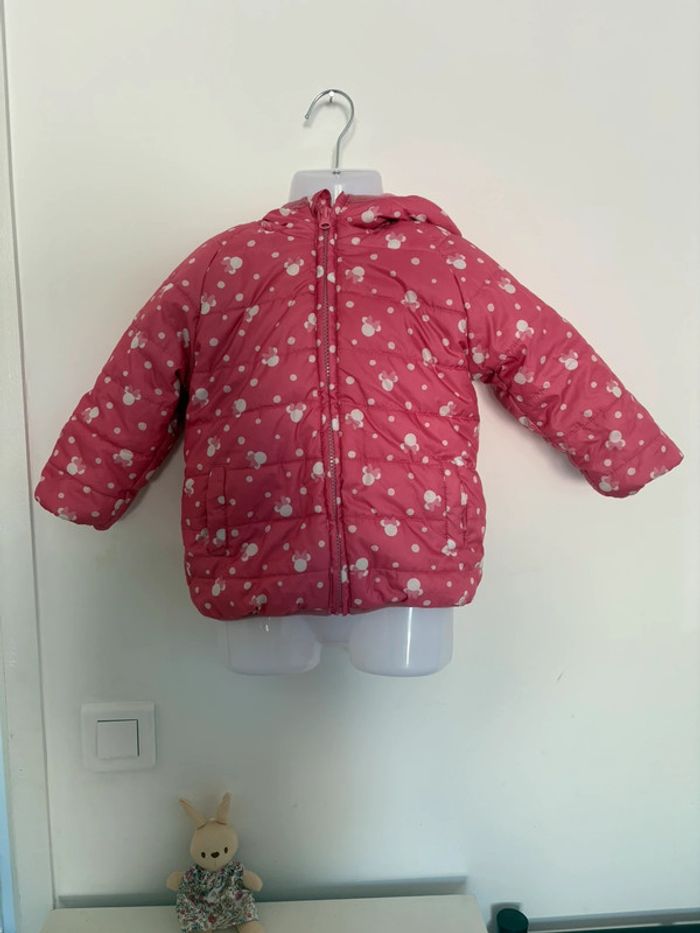 Manteau Disney Baby 18 mois - Rose à Pois