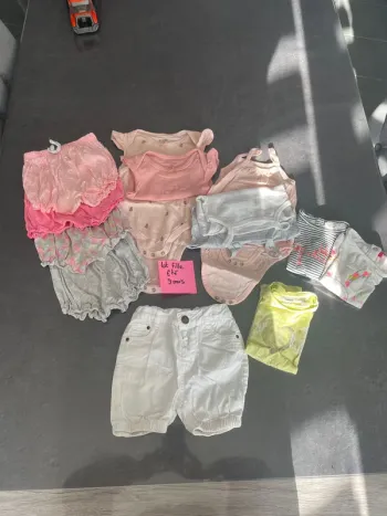 Lot vêtement 9 mois fille