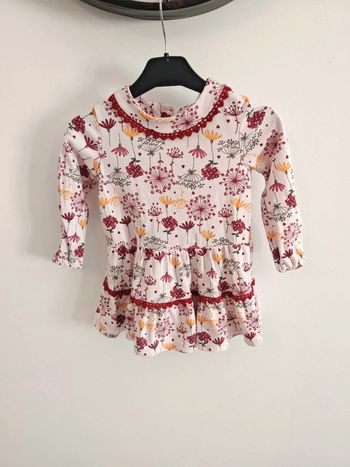 Robe d'hiver bordeaux 23 mois