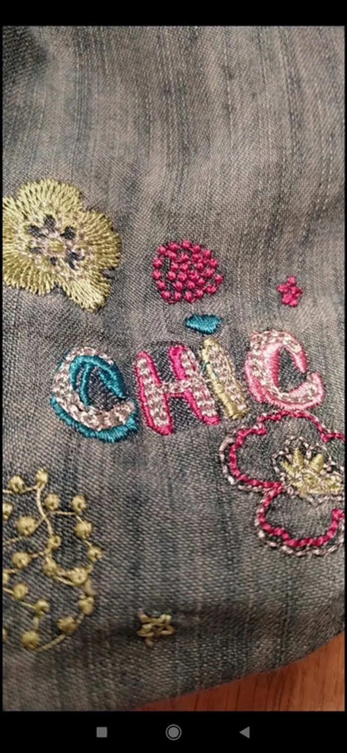 Salopette et veste en jean's 12 mois - photo numéro 8