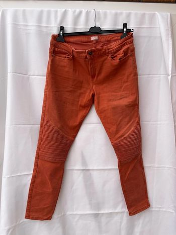 Pantalon jean esprit orange 44