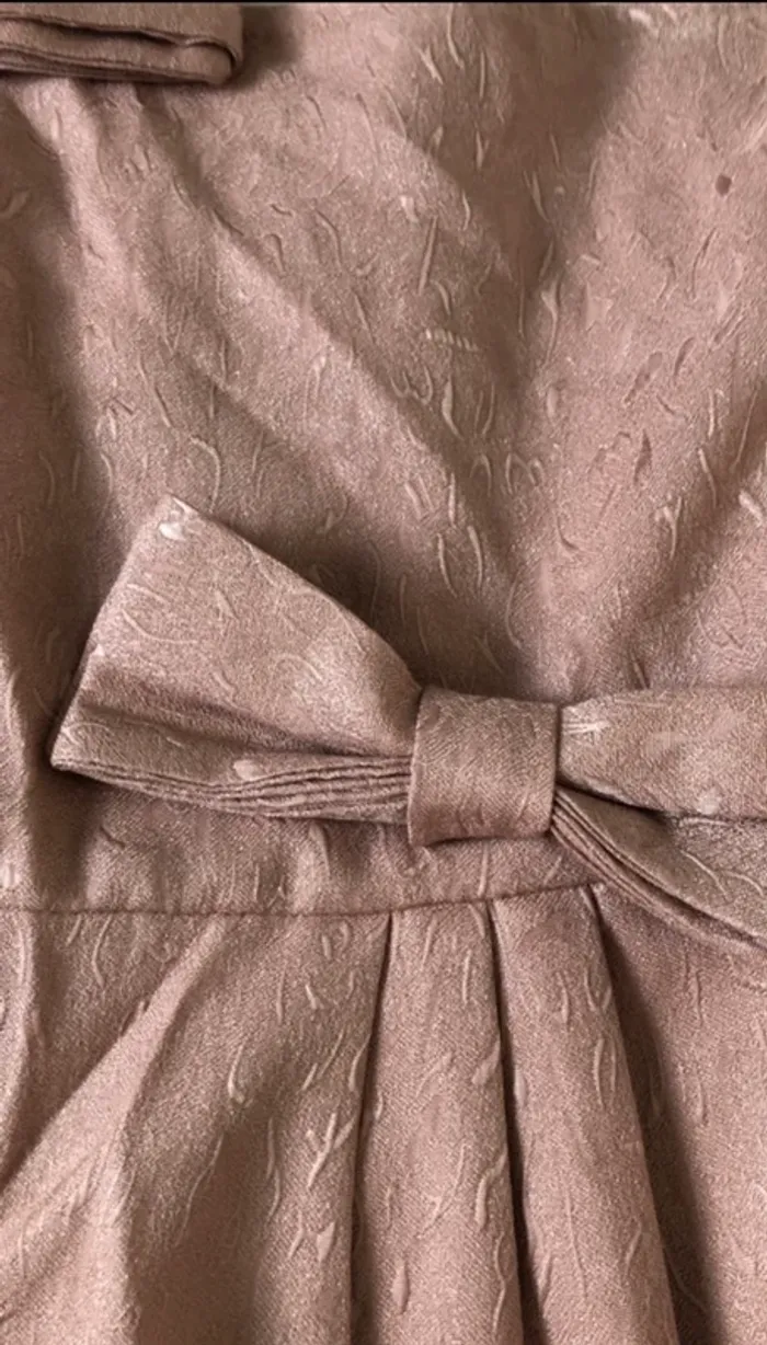 Robe bustier vieux rose 36