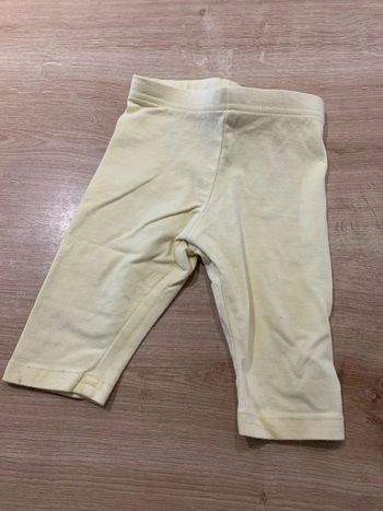 Legging jaune pale Primark / 6-9mois 74cm