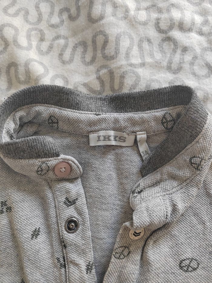 Polo gris ikks 3 ans - photo numéro 2