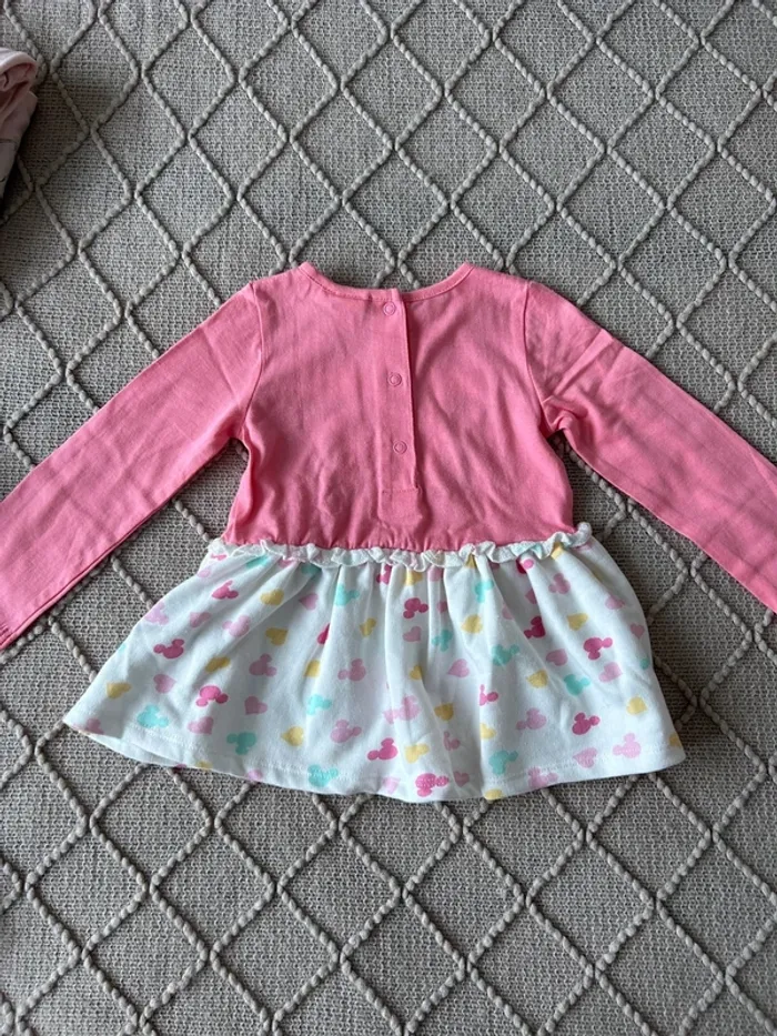 Robe manches longues Minnie 9 mois - photo numéro 4