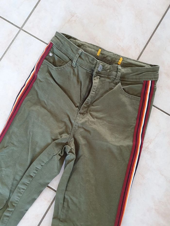 Jean kaki taille 34  xs jennyfer - photo numéro 2