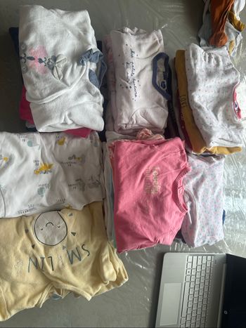 Body  velours 1-12 mois
