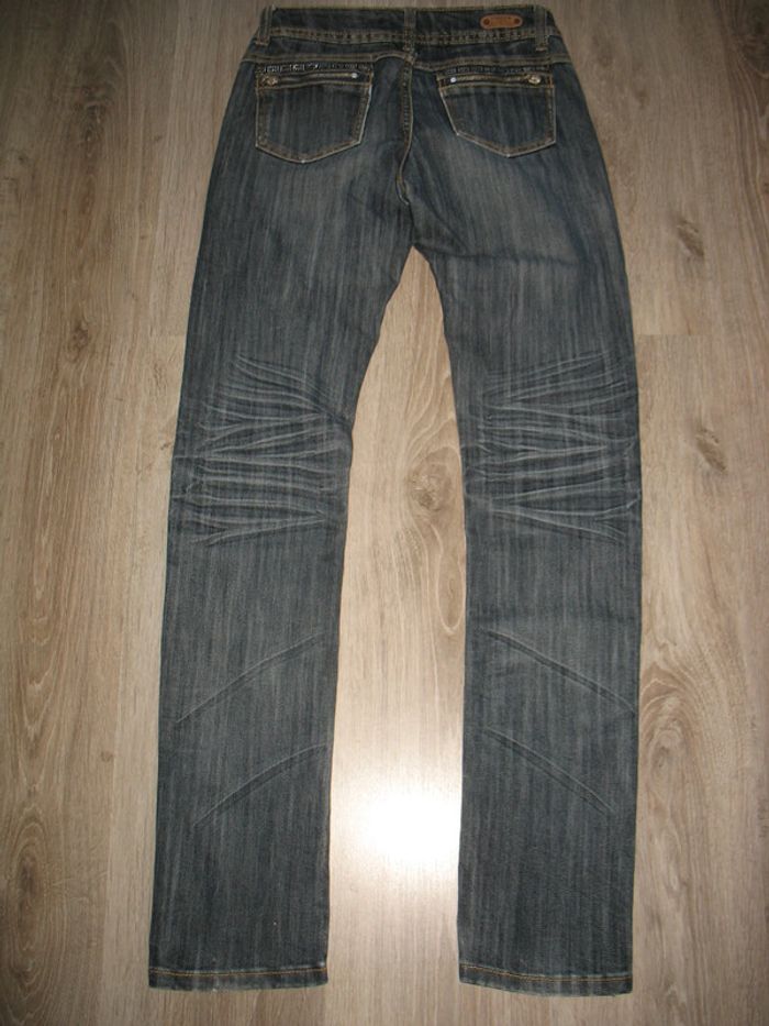 JEAN SLIM BLEU "CINDY-H" - TAILLE 36 - n°05 - photo numéro 5
